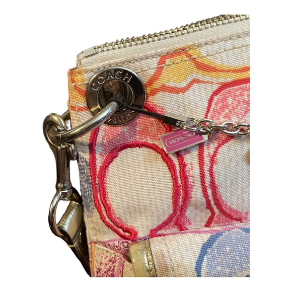 Coach Multi Pink Heart Charms Making a Great Long Purse Charm. NWOT - Picture 4 of 5